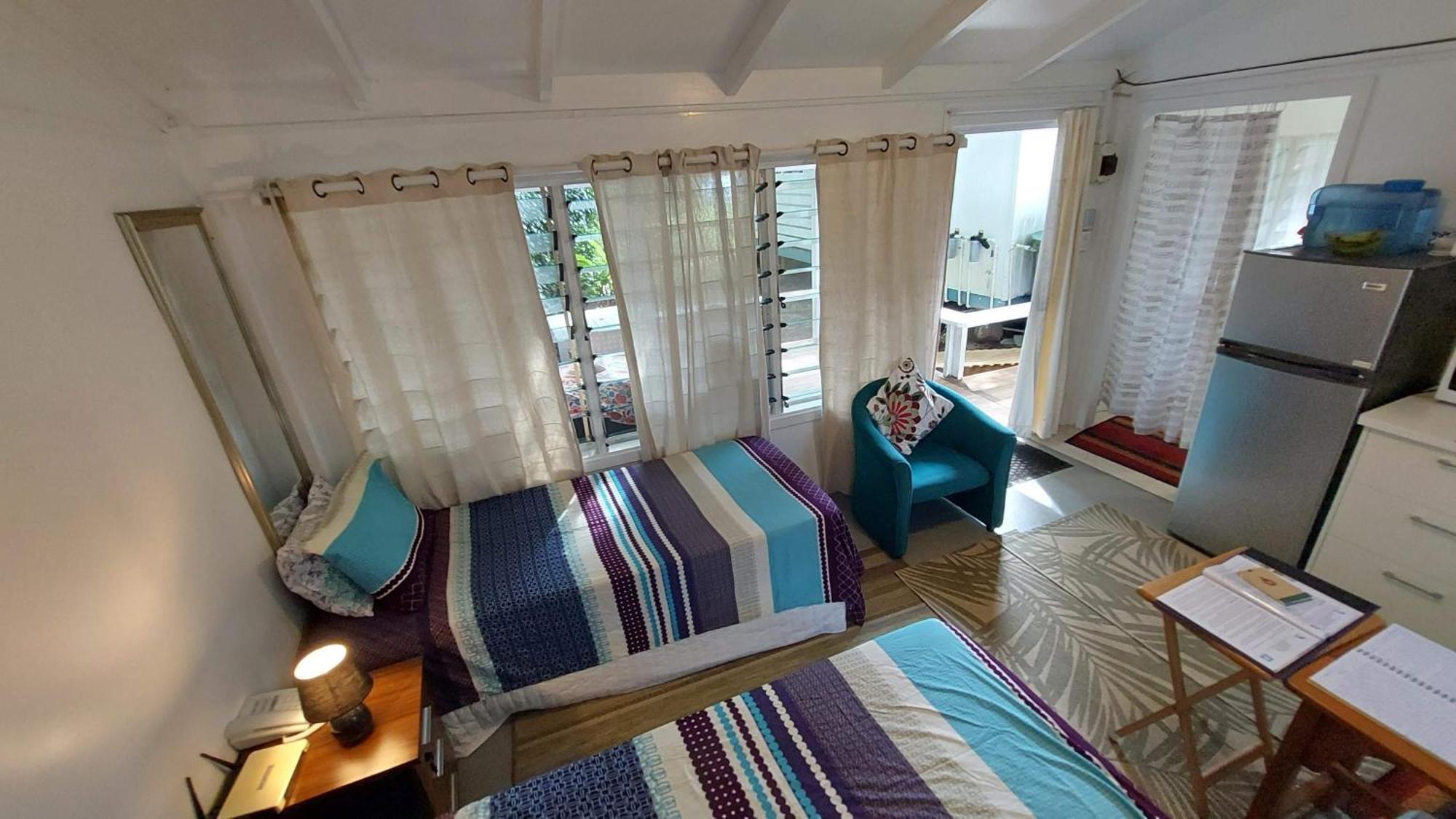 Are Tamareni 2Br Beach Cottage Or River Studio 아바루아 객실 사진